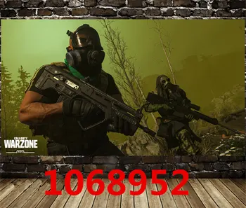 Call of Duty: Warzone Žaidimas Plakatas Anime drobės Dekoratyvinis Dažymas Sienų Lipdukai HomeDecoration sienos menas drobė