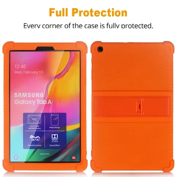 Case for Samsung Galaxy Tab 10.1 SM-T510 SM-T515 Tablet Atveju Stovo Dangtelis skirtas Samsung Galaxy Tab 10.1 2019 Funda Rubisafe Atveju