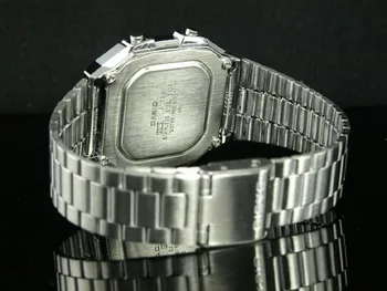 Casio collection a178wa-1a retro stiliaus laikrodį-daugiafunkcinis chronograph-nerūdijantis plienas