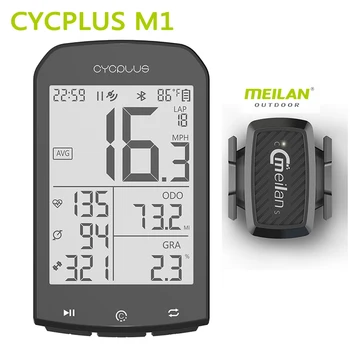 CYCPLUS M1 Dviratis GPS kompiuterio nuoma Kompiuteriu Spartos belaidžio dviračių kompiuterio Chronometras