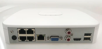 Dahua su Logotipu, NVR NVR4104-P-4KS2 NVR4108-P-4KS2 4k aukštos raiškos 4ch 8ch Smart 1U 4 PoE prievadų H. 265 Tinklo Vaizdo įrašymo