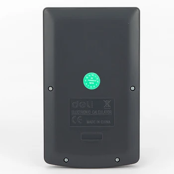 Deli E1120 Mini Skaičiuoklė Metalo Kišenėje Skaičiuoklė 8 skaitmenų Baterijos Dangtelis &Saulės Dvigubos Galios vertus atlikti verslo office stationery