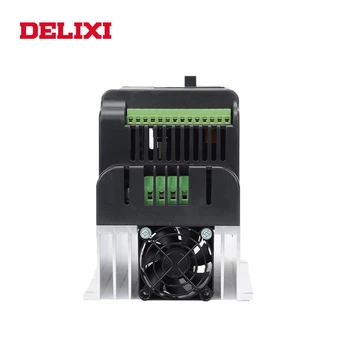 DELIXI dažnio keitiklis 220V įvesties 380V galia 0,75 KW, 1,5 KW 2.2 kw 3kw variklinių ratai 50 60HZ VFD