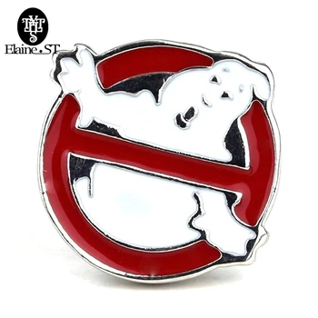 Didmeninės Nauja Atvykti Ghostbusters Logotipas Sagė Pin perkelti sagės papuošalai, vyrų ir moterų ženklelis pin Kalėdų dovana