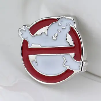 Didmeninės Nauja Atvykti Ghostbusters Logotipas Sagė Pin perkelti sagės papuošalai, vyrų ir moterų ženklelis pin Kalėdų dovana