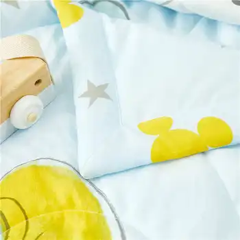 Disney mickey mouse dygsniuotas lovatiesė už vaikas berniukas 3d animaciją spausdinti patalynė patalynė darželiams vasarą siūlėmis, antklodė, mėlyna