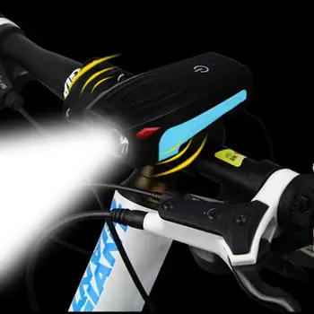 Dviračio Šviesos Rainproof USB įkrovimo LED 2000mAh MTB Lemputė, priekinis žibintas Ultralight Žibintuvėlis Dviračio Žibintas su ragų luz bicicleta