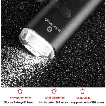 Dviračio Šviesos Vandeniui Lempa USB Įkraunamas LED Priekiniai Žibintai Dviračių Žibintuvėlis Aliuminio Dviračių Žibintai Dviračių Priedų