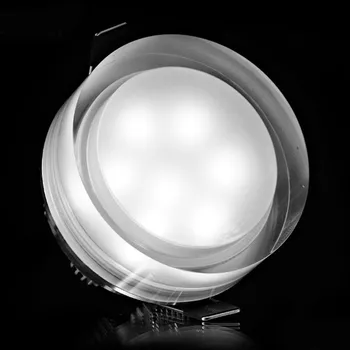 DVOLADOR Kvadratinių/Apvalus 12W/10W/5W LED Kristalų LED Downlight Lubų Vietoje Šviesos Šiltai balta/Balta Įleidžiamas LED Lempa Namų Dekoro