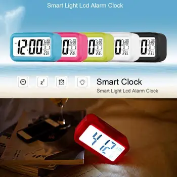 Elektroninis Laikrodis Namų Smart Temperatūra Išjungti Šviesą Elektroninis Skaitmeninis Laikrodis-Žadintuvas Dovana Miegamojo Kambarį, Namų Dekoro