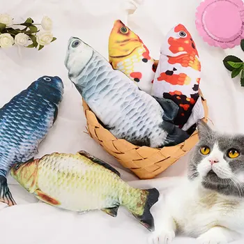 Elektros Kačių Žaislai, Pliušas Interaktyvių Elektroninių Bite Atsparus Kramtyti Molinis Juda Šokių Žuvų Žaislas Kačiukas Šlifavimo Letena Naminių Gyvūnų Žaislai