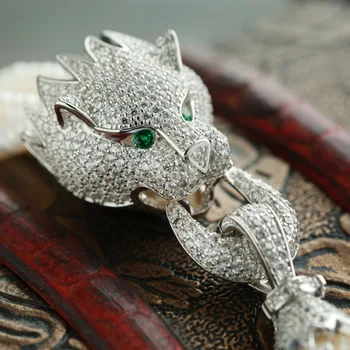Fine jewelry kubinis cirkonis leopard 