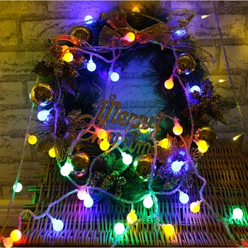 Girlianda 3M LED Šviesos Kamuolys String Kalėdų Žiburiai Patalpų Vestuves Apdailos Šviesos