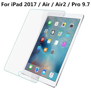 Grūdintas Stiklas Screen Protector for Apple iPad 2017 2018 Oras 2 9.7 / 5 6 iPad5 iPad6 A1893 9.7 colių Tablet Apsauginės Plėvelės