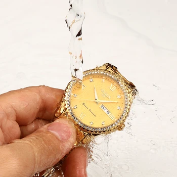 HAIQIN vyriški Laikrodžiai NAUJAS Prekės ženklas Verslo Kvarco Diamond Prabanga Aukso Žiūrėti Vyrus Karinių Vandeniui Sporto Laikrodis Relogio Masculino