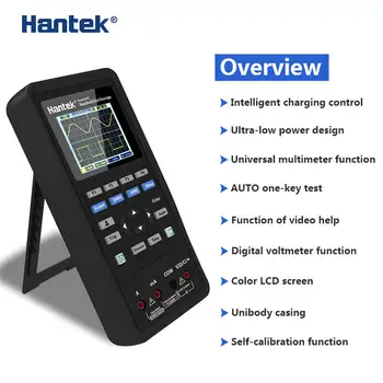 Hantek 2D72 Skaitmeninis Multimetras Signalo Generatorius Nešiojamą Oscilloscope Nešiojamų 3in1 USB 2 Kanalų 40mhz 70mhz Geriausias Testeris Rinkinys