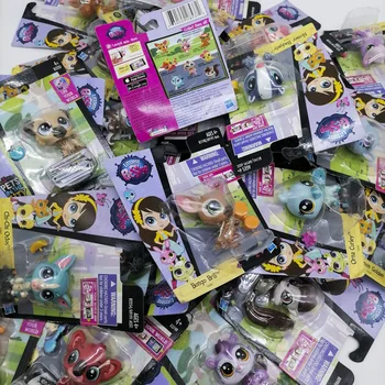 Hasbro LPS Originali Littlest Pet Shop Žaislai Gyvūnų Mielas Paveikslas Mini Lėlės Žaislas Kalėdų Dovana Veiksmų Skaičius, Little Pet Vaikams