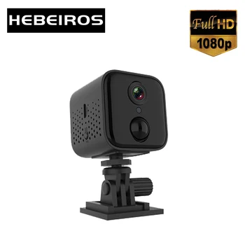 Hebeiros Mini IP vaizdo Kamera HD 1080P Naktinio Matymo Kūdikių Wifi Baterija vaizdo Kamera, vaizdo Kameros Garso PIR Jutiklis Judesio Aptikimo DV, Diktofonas