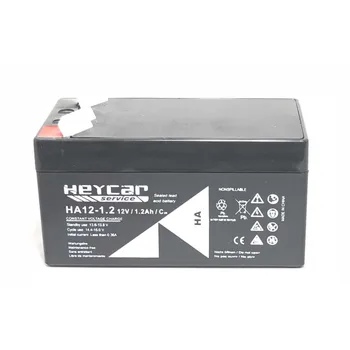 HEYCAR HA12-1.2 akumuliatorius 12V 1.2 Ah švino VAS įkrovimo medicinos įranga, apsaugos ir signalizacijos sistemos, žaislai, SAI/UPS