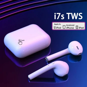 I7s tws Belaidės Ausinės Bluetooth 5.0 Ausines sporto Ausinių Ausines Su Mic Įkrovimo dėžutė Ausinės Xiaomi 