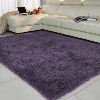 Ilgaplaukis gyvenamasis kambarys/miegamasis kiliminė danga, neslidžios minkštas 150 cm, * 200 cm kilimas šiuolaikinės kilimas kilimėlis violetinė balta rausva pilka 11 spalvų