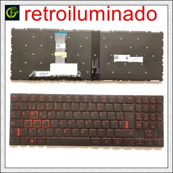 Ispanijos klaviatūra su foniniu Apšvietimu Lenovo Legiono Y540 15IRH Y540-15IRH Y545 15ICH Y545-15ICH Y9000K Y730 Y740 Y740-17ICH SP LA LOTYNŲ