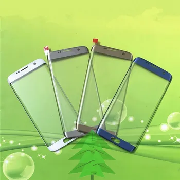 Išorinis Ekranas Samsung Galaxy S6 Krašto Plius G928 Priekiniai Touch Panel LCD Ekranas Iš Stiklinį Dangtelį Objektyvo Telefonu Remontas, Pakeisti Dalys