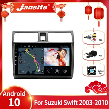 Jansite Android 10.0 Automobilio Radijo Suzuki Swift 2005 M. 2006 M. 2007 M. 2008-2010 M Multimedia Vaizdo Grotuvas, 2 din Navigacija GPS Galvos vienetas