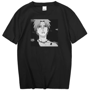 Japonų Anime Naruto Yahiko T Marškinėliai Vyrams Hip-Hop Vasaros Short Sleeve T Shirt Mens Mados Prekinių Ženklų, T Marškiniai Medvilnė Streetwear