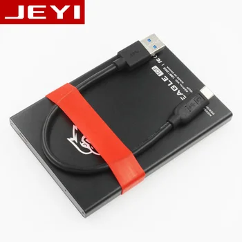 JEYI iEAGLE7 2.5 Mobile HDD SSD LAUKE USB3.0 Uosto Parama APDAILA NCQ VL716 Chip VISOS Aliuminio Greitai SATA3 Greitis TIK 7mm Standusis diskas