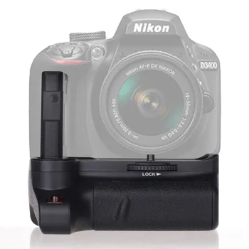 JINTU Multi-Power Battery Grip Pakeitimo D3400 Už Nikon D3400 DSLR Fotoaparatas +2vnt EN-EL14 Iššifruoti Baterijos