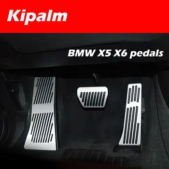 Jokių Gręžimo Dujų Stabdžių Kojoms Pedalo Plokštės Padas BMW X5 X6 Serijos E70 