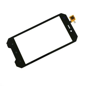 Juoda 4.7 colių priekinės stiklo blackview bv4000 bv4000pro pro Touch Screen Touch Panel Objektyvo Pakeitimas bv 4000 + Įrankiai