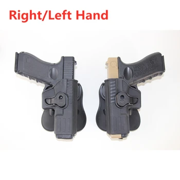 Kairės/Dešinės Pusės Glock Dėklas Atveju Gun Dėklas, skirtas Glock 17 19 22 26 31 Pistoletų Dėklai Airsoft Medžioklės Atveju