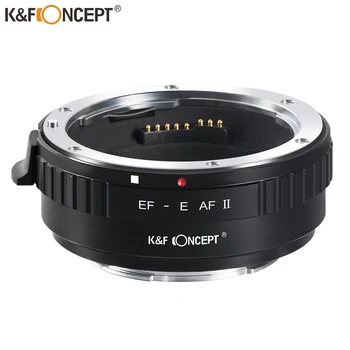 K&F Koncepcijos EOS EF objektyvas su NEX E tvirtinimo Adapteris Auto Focus Adapterio Žiedas Canon EOS EF, EF-S Mount Objektyvas Sony NEX E Mount