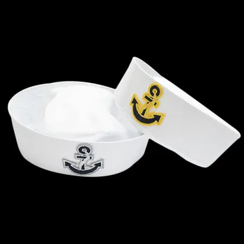 Karinės Kepurės Suaugusiųjų Jūreivių, Kapitonas White Hat Karinio Jūrų Laivyno Jūrų Bžūp Inkaro Jūra, Laivybos Vaikai Vaikų Šalis Cosplay Festivalis Skrybėlę