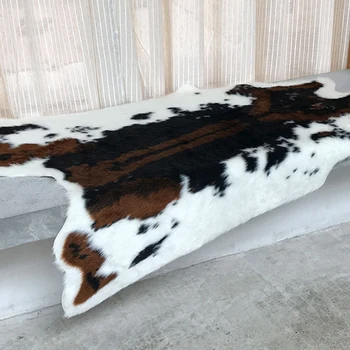 Karšto Karvė Spausdinti Kilimas Kilimas Gyvūnų Modelio Kilimą Vonios Kambarį Odos Słomianka Namuose