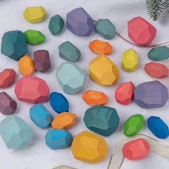 Karšto Parduoti Naują Produktą, Medinės Imitacija, spalvoto akmens Lankstymo Muzikos Vaikų Lankstymo Aukštą Švietimo Žaislas Priedai Sumedėjusių