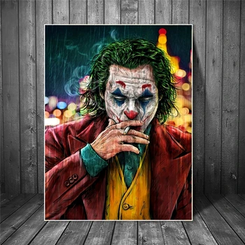 Kino Žvaigždė Joker Aliejus, Drobė, Tapyba Komiksų Joker Plakatai ir Spausdina Sienų Dekoras Tapybos Sienos Nuotraukas Kambarį Apdaila