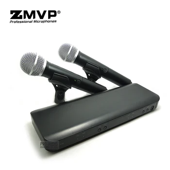 Klasės Profesionalių UHF Bevielis Mikrofonas BLX288 Etape Gyventi Vokalas Karaoke Sistema Su BLX G-58 Dual Rankinį Siųstuvą, Mic