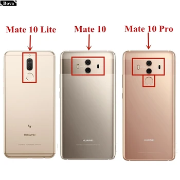 Kortelės laikiklio dangtelį atveju Huawei Ascend Mate, 10 Pro / MATE 10 Lite / Mate10 pu odinis dėklas Apsauginis Dangtelis piniginės flip case