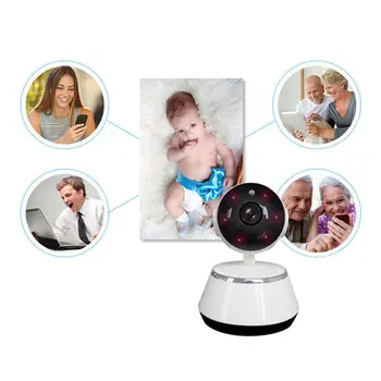 Kūdikio stebėjimo WiFi Verkti, Signalizacija, IP Kameros WiFi Video Auklė Baby Cam Kamera, Naktinio Matymo Belaidės Vaizdo Stebėjimo VAIZDO Kamera 2MP