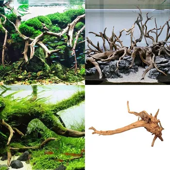 Kūrybos Augalų Dekoro Natūralaus Medžio Kamieno Driftwood Akvariumo Žuvų Bakas Augalų Apdailos Imitacija Ornamentu naujas