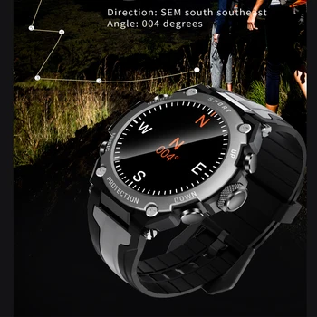 Lauko Sporto Smart Laikrodžiai Kompasą, Aukščio Slėgio Barometras IP68 Vandeniui Plaukimo, Nardymo Smartwatch Širdies ritmo Monitorius