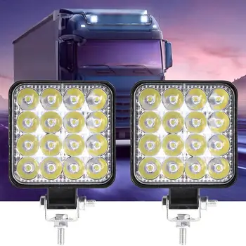 LED Šviesos Prožektorius atsparus Vandeniui Darbinis Šviesos 48W LED Prožektoriai, Rūko Žibintas IP68 Sunkvežimių Jūros Žvejybos Modifikuoti Šviesos