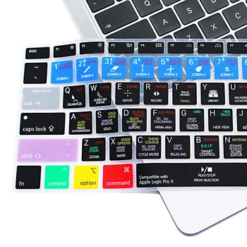 Logika Pro X Nuorodos Silikoninis Klaviatūros Viršelis Odos Naujausias MacBook Air 13