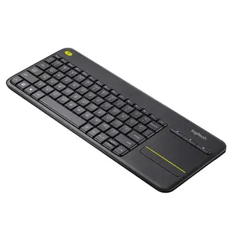 Logitech K400 Plius Wireless Touch Keyboard Nešiojamų 84 Klavišai 2.4 GHz Blutooth Klaviatūros w/ Touchpad, skirta 
