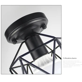 Lubų šviestuvai, modernios lempos Derliaus Loft Šiaurės Amerikos namų apšvietimo loft dekoro kambarį industrielle stiliaus šviesos armatūra