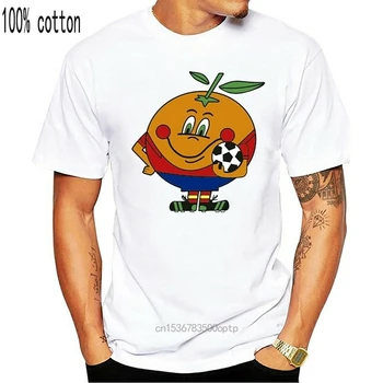Marškinėlius Logotipas Naranjito España 82 Retro Individualizuotos Atspausdinta Tee Marškinėliai