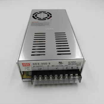 MeanWell NE-350-5;5V/350W režimų perjungimo led maitinimo šaltinis;AC100-240V input;5V/350W išėjimo kištukas(1.5 m/5ft)